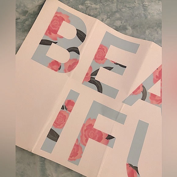 Beautiful Wall Decal 🌸 Floral Letters Nursery Room Wall Decor - Picture 2 of 11